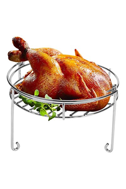 Ch قاعدة مندي شوي عملية مصنوعة من ستانلس ستيل عالي الجودة 17.5*26 cm