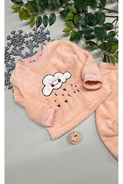 CemBebe Winter Plush Warm Fabric Suit for Children Winter Cold Soft