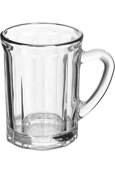 Alsaif Gallery Glass Tea Cup Set, 6 Pieces, 120 ml - Clear