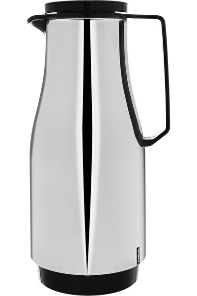 Helios Thermos, 1.5 liters, thermal glass inner, plastic outer - Silver/Black