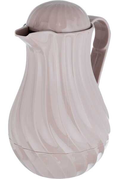 ROTPUNKT Thermos, 1 Liter, Glass Inner Carrier, Pressure Cooker - Light Brown