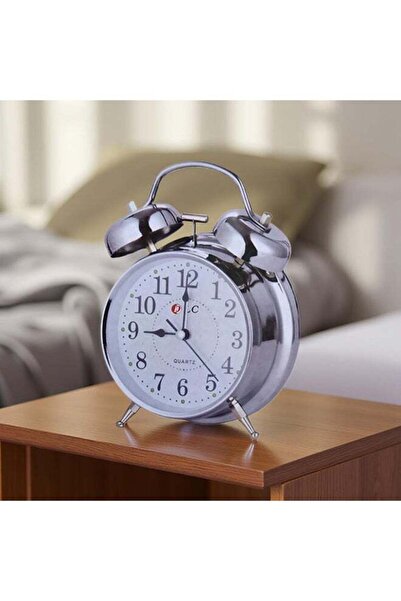 DLC Traditional multi-color alarm clock that runs on regular battery