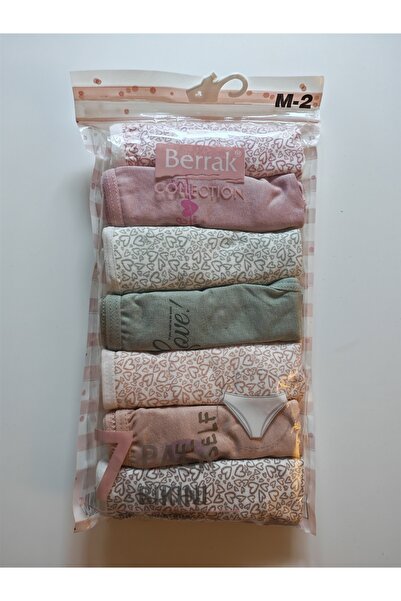 Berrak 7-Piece Bikini Cut Panties 100% Cotton (with Pattern Selection)