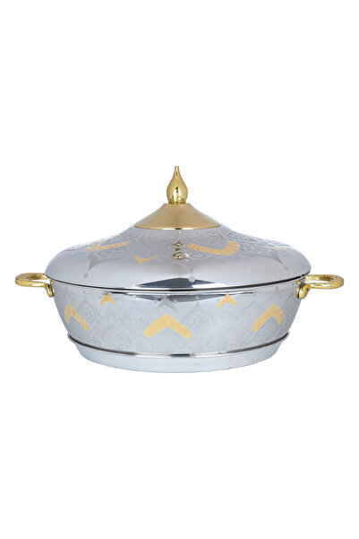 Generic Maglite Steel Food Container, 9 Liter - Silver Gold