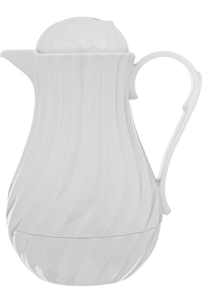 Generic ترمس روتبونت، سعة 1 لتر، وعاء داخلي زجاجي، غلاف خارجي بلاستيكي - لون ...