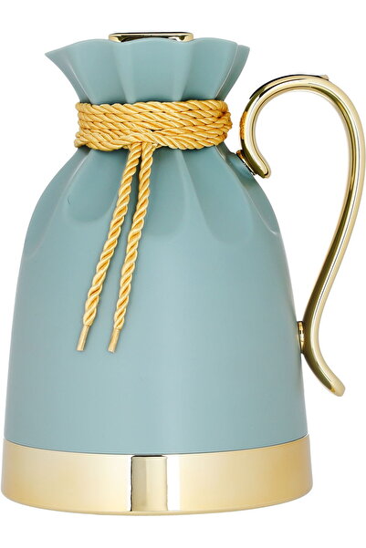 Everest Balqis Thermos, 1 Liter, Inner Glass, Pressure Cooker - Green