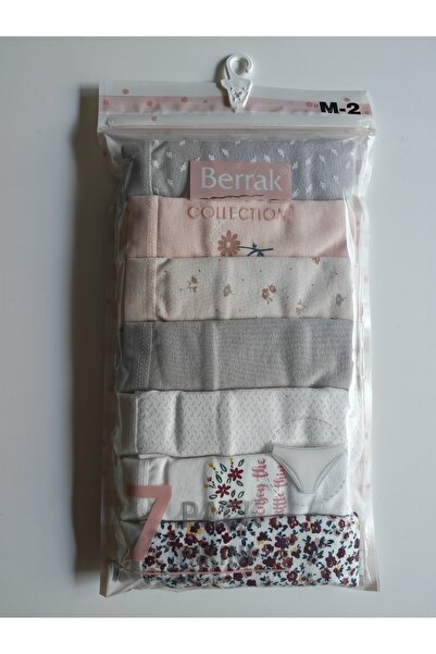 Berrak 7-Piece Bikini Cut Panties 100% Cotton (with Pattern Selection)