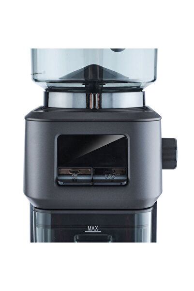 Edison CG9412-GS Coffee Grinder, 150W, 310g, Digital Display - Dark Grey