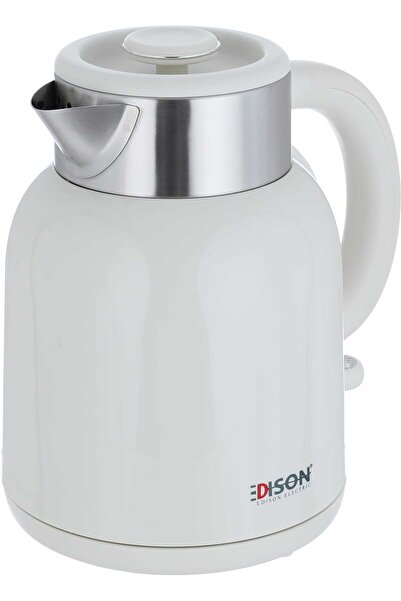 Edison Electric Kettle, 1600 Watts, 1.5 Liters - Cream