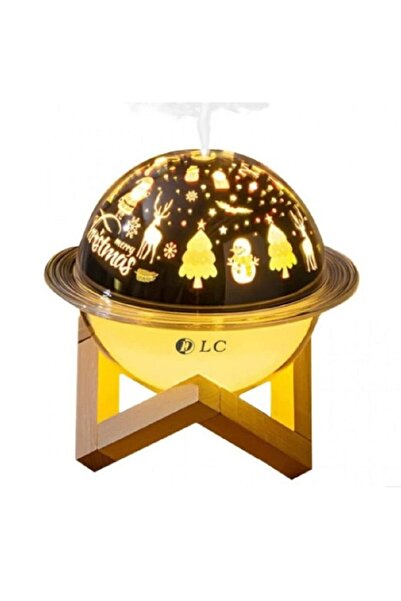 DLC مصباح قمري مع موزع بقاعدة خشبية ٢.٥ واط - DLC-32502