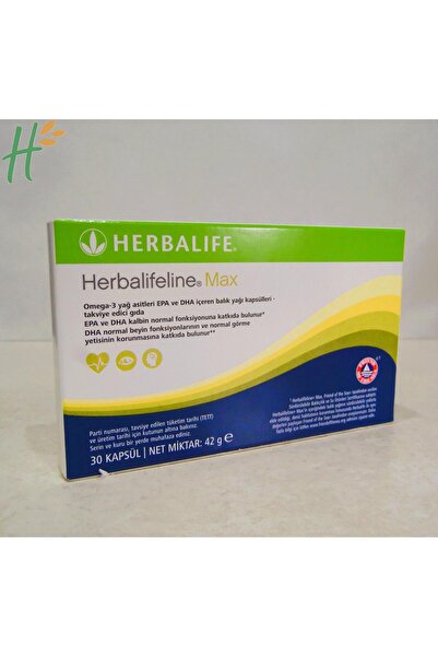 Herbalife Herbalifeline Max – Omega 3 - EPA & DHA İçeren Balık Yağı Takviyesi