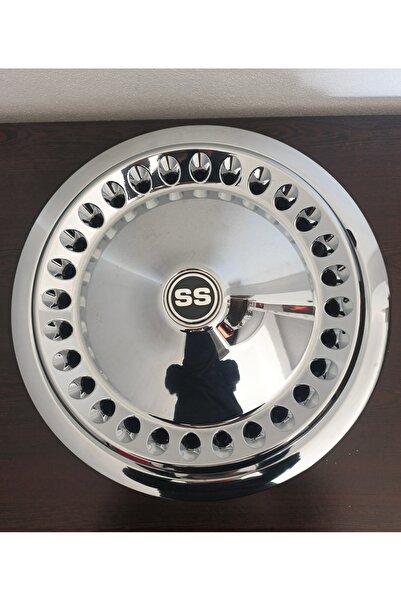 Universal 16"inç Ford Transit Uyumlu 1.Sınıf Krom Kaplama Jant Kapağı 4'lü Takım Amblem Hediyeli