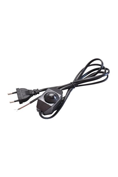 ElectroAZ Black Cable with Plug and Dimmer 1.5m*2*0.5m2