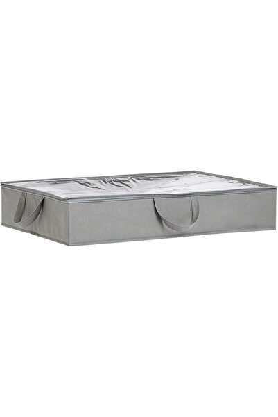 Amazon basics أكياس تخزين قماشية أسفل السرير مع نافذة عرض ومقابض، عبوة من قطع...