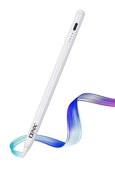 Denx Universal Stylus Pen for Tablets and Smartphones, Supports Windows, iPhone & Android, White (DX