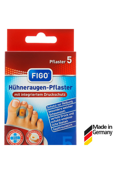 Figo Flaster Nasır ve Siğil Bandı 5 Adet – Basınca Karşı Koruma & Ağrısız Yürüyüş