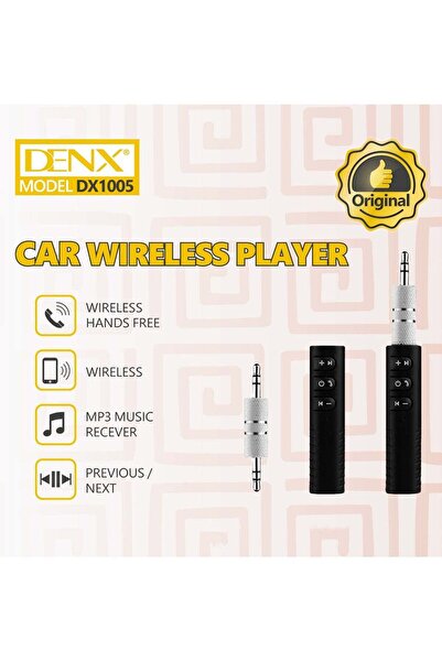 Denx Bluetooth Receiver Wireless Audio Music Adapter Car Kit
