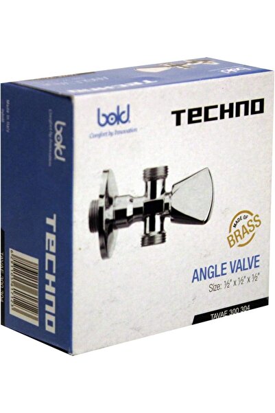 BOLD Twin Outlet Valve with Triangle Handle - 1/2 x 1/2 inch