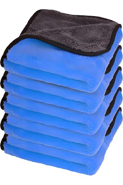 Generic Autofy Multi-Purpose Microfiber Cleaning Towel, 800 GSM, 40x30 cm, Multi-color