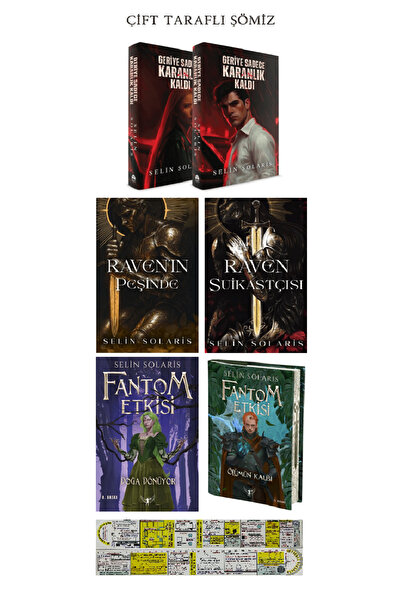 Martı Yayınları Selin Solaris 5 Kitap Set Ciltli / Geriye Sadece Karanlık Kal...