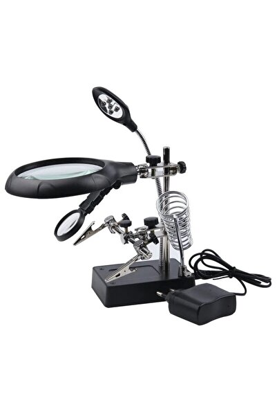 ElectroAZ Лупа с клещи и лампа MG16129-C