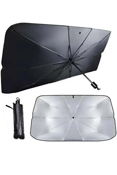 Denx Dinx Folding Sunshade for Front Car Window