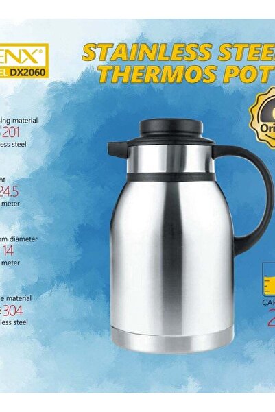 Denx Stainless Steel Thermos Pot 3.8L