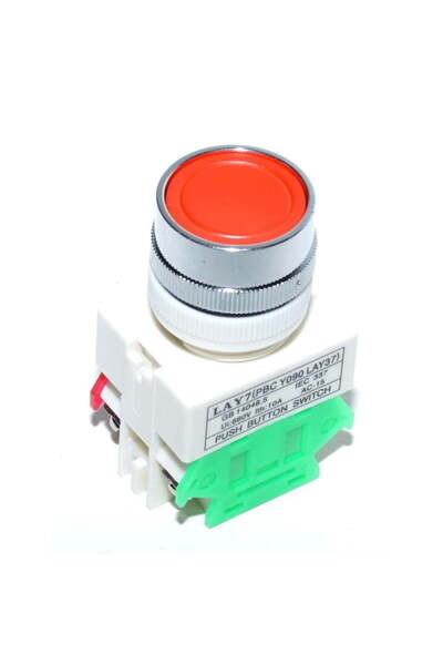 ElectroAZ LAY-7 Red Push Button Motor Switch