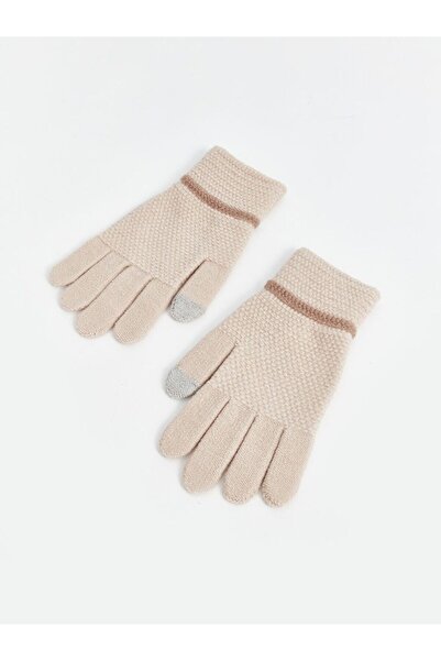 LC Waikiki Lcw Accessories Embroidered Knitwear Women's Gloves