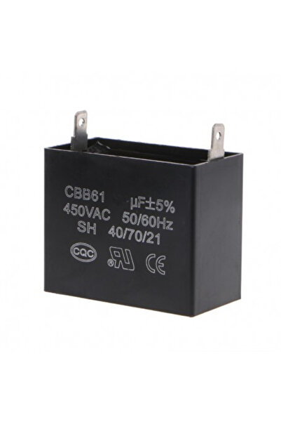 ElectroAZ Condensator de pornire a motorului dreptunghiular 3uF/450V AC