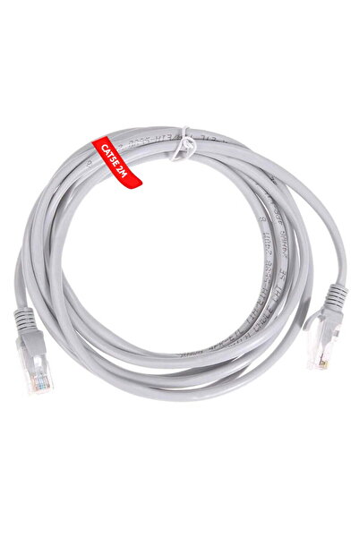 ElectroAZ UTP Patchcord Cable, CAT5e, Length 2m, RJ45 Plug Ends