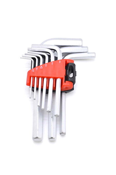 ElectroAZ Set of 9 Professional Allen Keys, From 1.5mm to 10mm, Plastic Holder