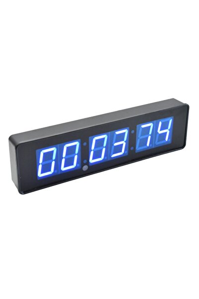 ElectroAZ Clock with Stopwatch and Blue LED JH120