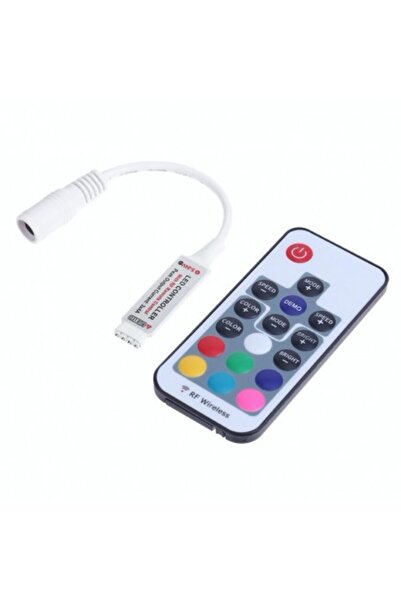 ElectroAZ Mini controler wireless RGB cu 17 taste RF și 4 fire
