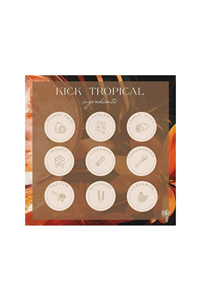 Healthy And Tasty co Kickshot Ginger Drink, Natural (30ml x 24 pieces, Tropical)