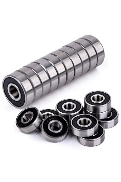 ElectroAZ Set of 10x Bearings Model 626 2RS, Steel with plastic housing