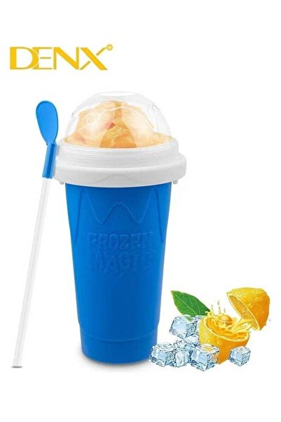 Denx Portable Silica Gel Squeeze Cup Magic Drink for Making Milkshakes, Ice Cream, and Smoothies