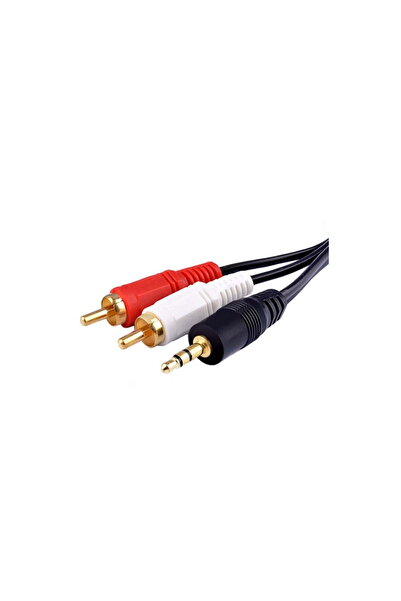 ElectroAZ Cablu audio Jack 3.5mm Masculă - 2 RCA Masculă, 5m