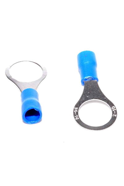 ElectroAZ Inel izolat pentru terminale electrice tip 10 mm - Albastru, 100 bu...