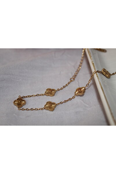 Kudi Yellow Color Tiny Daisy Model Steel Bracelet