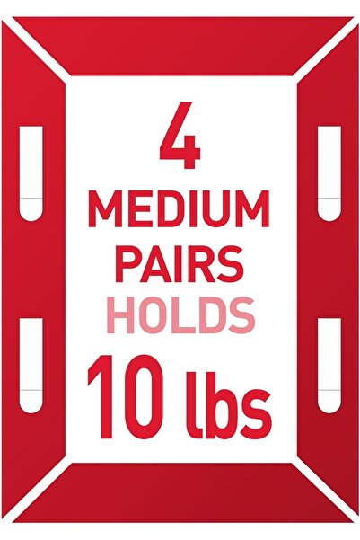 COMMAND Picture Hanging Strips Medium & Large (8M + 4L), White, Heavy Duty, 12 Pairs