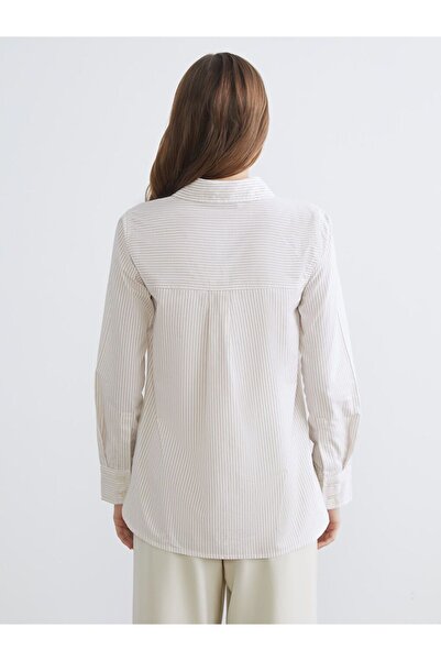 LC Waikiki Lcwaikiki Classic Striped Poplin Women's Shirt