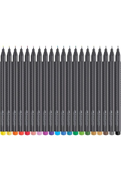 Generic Faber-Castell Finepen 151630, Fine Liner 0.4mm, Pack of 30, Multicolor