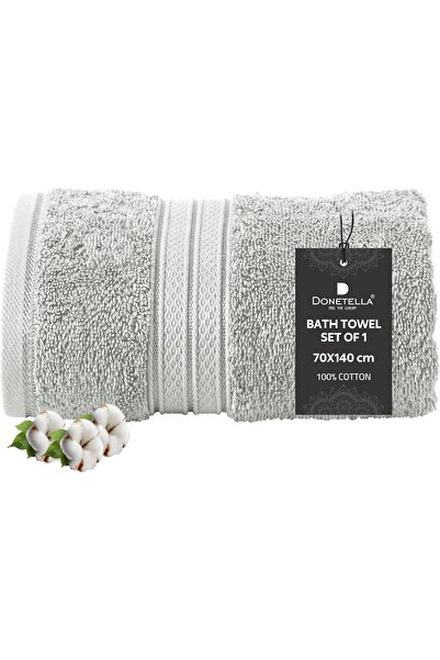 Generic Donetella 100% Combed Cotton Bath Towel, 70x140 cm, 600 GSM