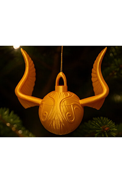 T.Gift 3D Harry Potter Golden Snitch Yılbaşı Aağacı Süsü