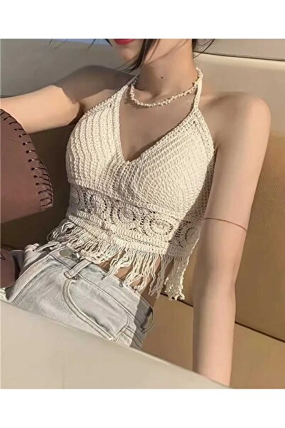 beyna aksesuar πλεκτό μποέμικο μπικίνι για την παραλία