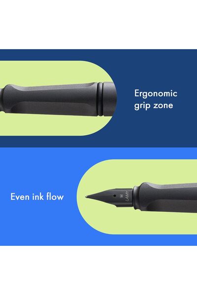 Lamy Safari Fountain Pen Medium Nib Umbra L17M