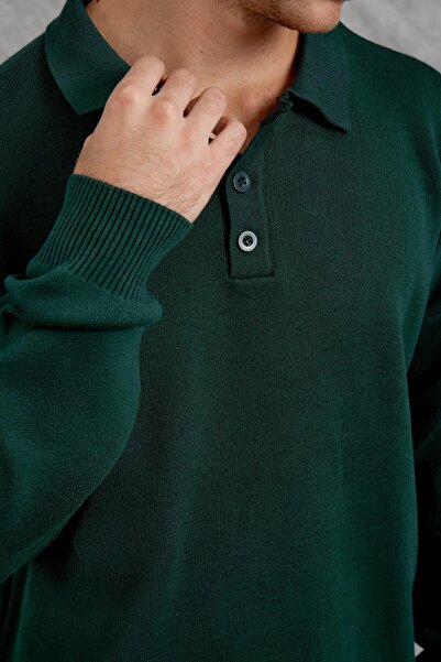 NOMARC Green Dpp Polo Neck Knitwear