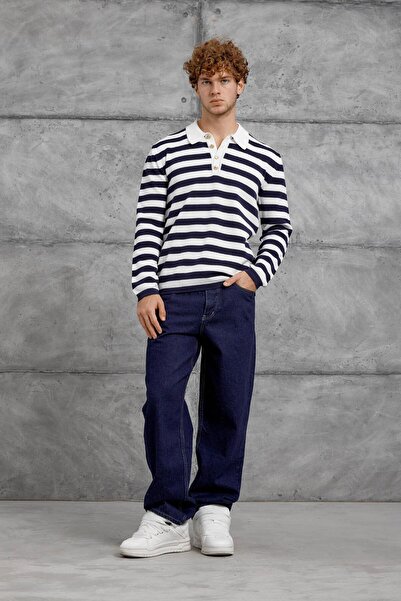 NOMARC Lacivert GST КНОПКА ПОЛО ЯКА ТРИКО