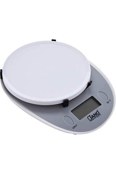 JANO Electronic Kitchen Scale (ABS), White, Max 5 kg